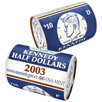 2003 Kennedy Half Dollar, Two-Roll Set (2D7)